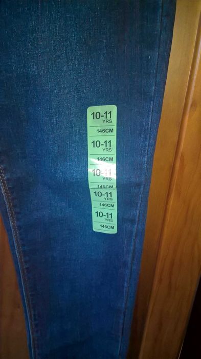 calças novas de menina 10-11 anos