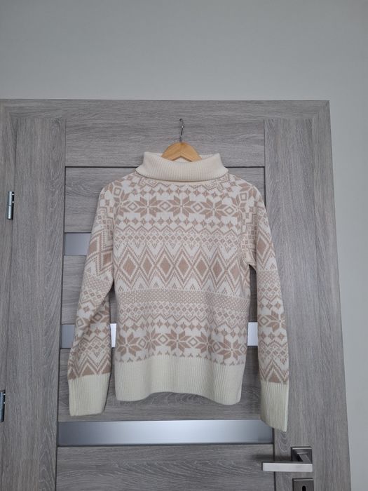 sweter damski we wzorki M