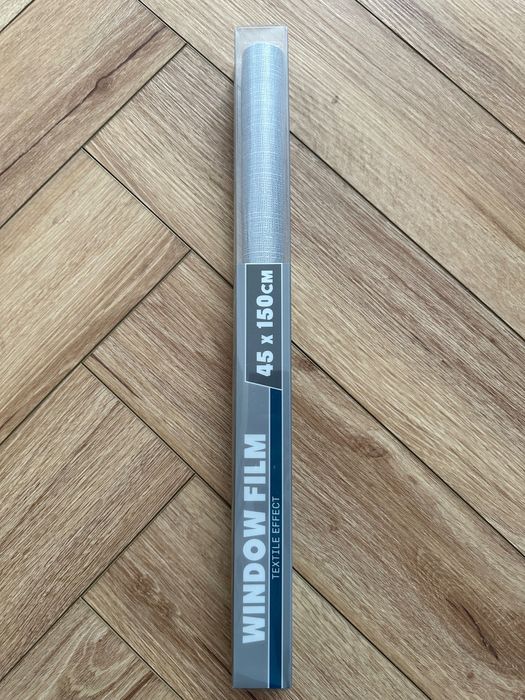 Samoprzylepna folia okno efekt tkaniny antyrefleksja MAT 45 x 150 cm