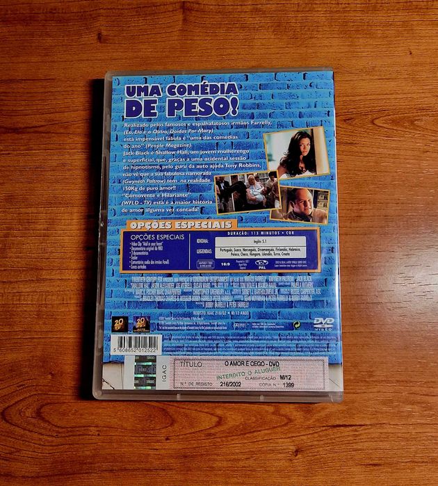 O AMOR É CEGO (Gwyneth Paltrow/Jack Black) Uma Comédia de PESO...