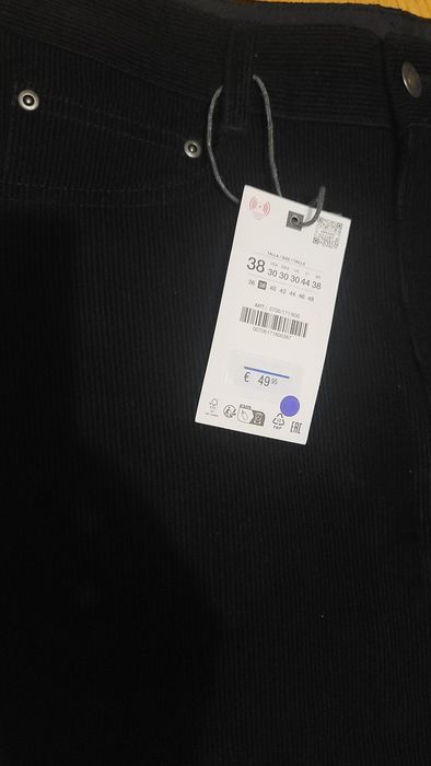 Нові стильні  вельветові штани Zara BALLOON, 38