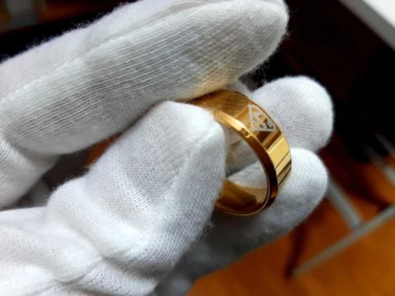 Anel de 8mm " Superman " Nº29 em Aço