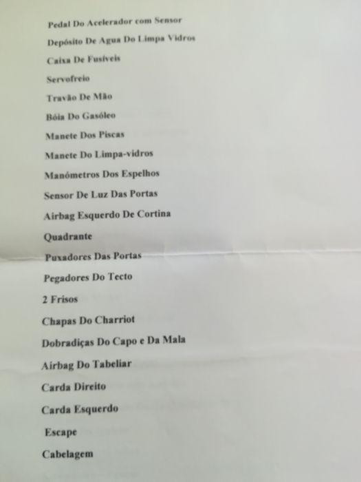 Peças toyota corolla a ótimo preço