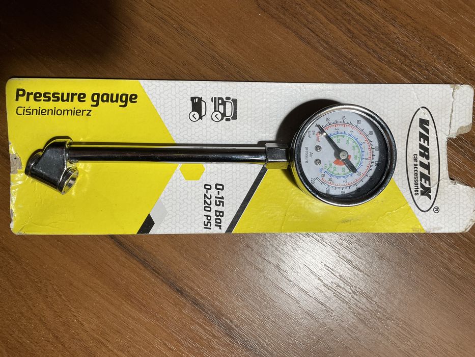 Манометр для грузовиків 0-15 bar