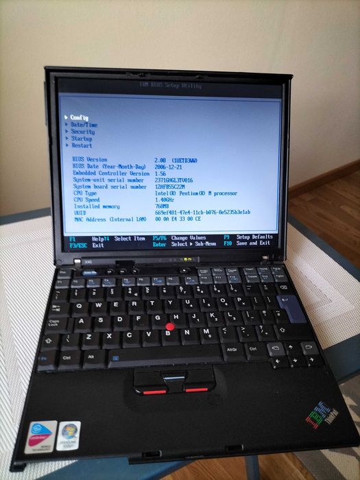 laptop thinkpad ibm x40