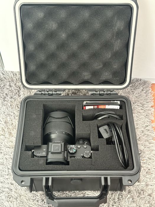 Sony A7 III + obiektyw 28-70 + filtr CPL + Hard case 60k zdjęć