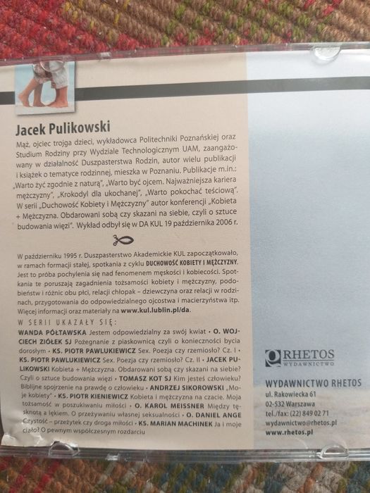 Sprzedam plyty cd z wykładami.
