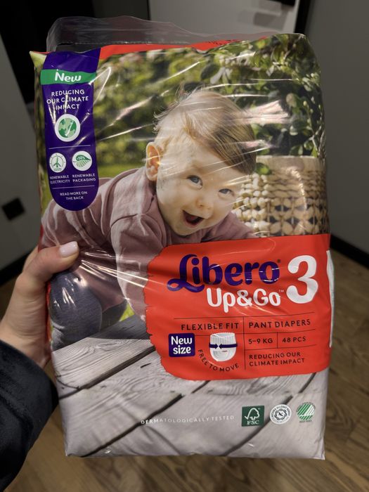 Підгузки-трусики Libero Up&Go 3 5-9 кг 48 шт.