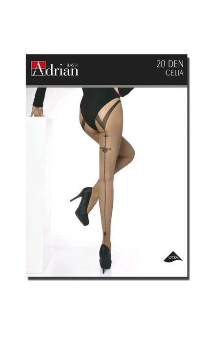 Rajstopu damskie piękne kobiece czarne wzór