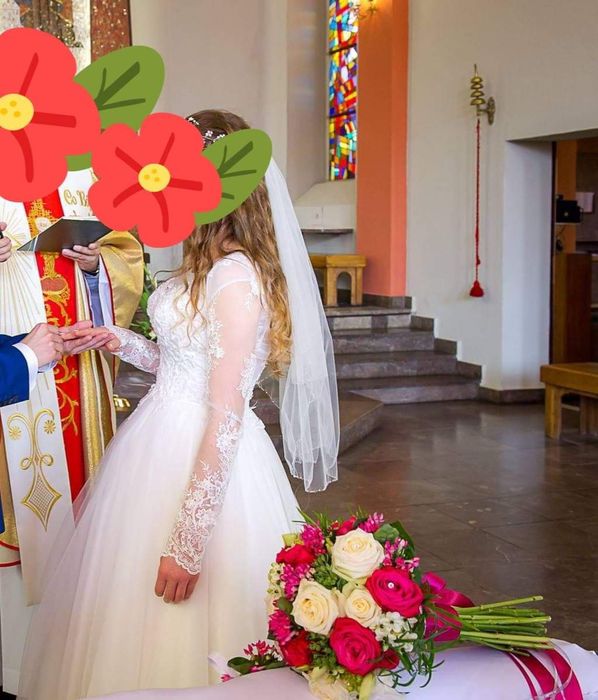Piękna suknia ślubna
