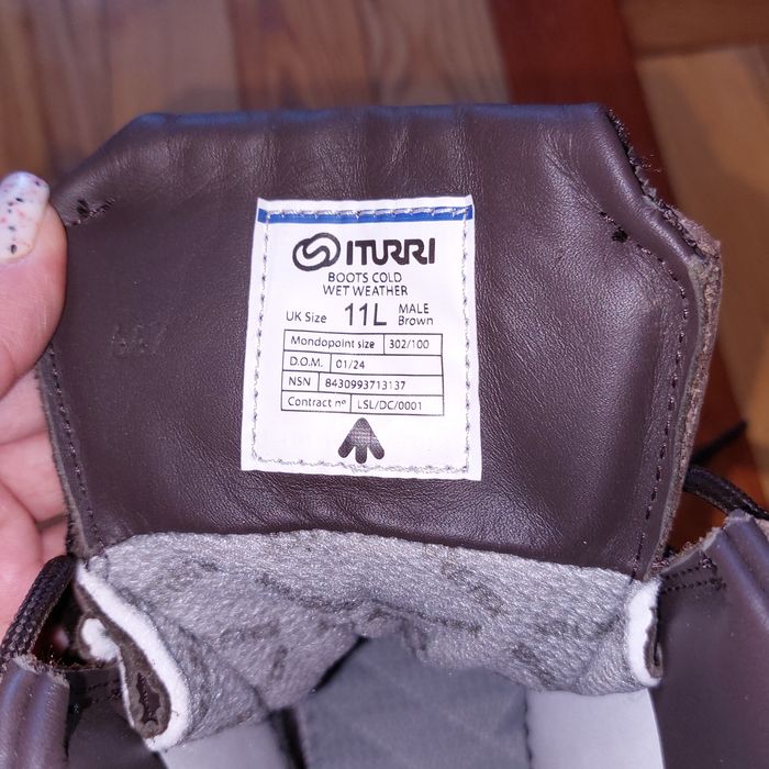 Берці нові ITURRI COLD WET WEATHER, розмір 11 М