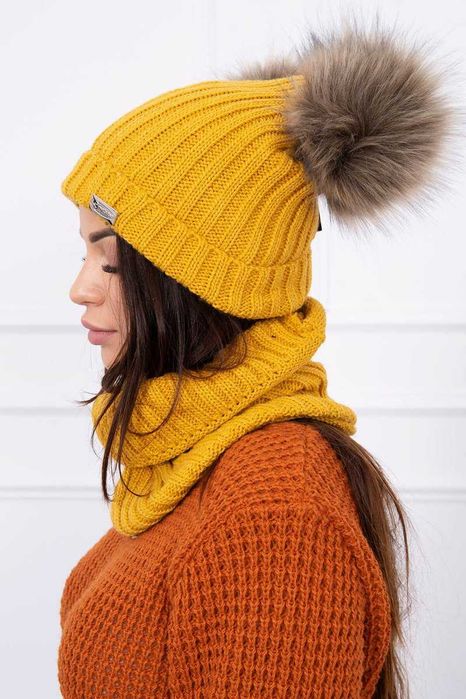 Komplet Czapka + Komin