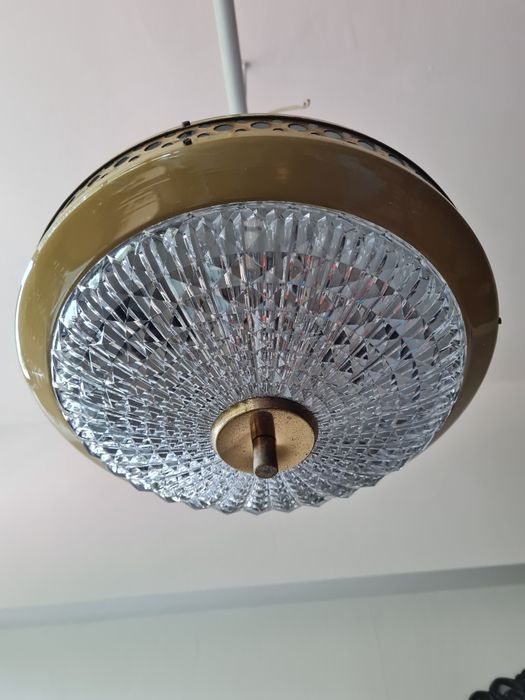Lampa wisząca UFO, ĽUDIB BRATISLAVA,lata 60,Mid-century,space age