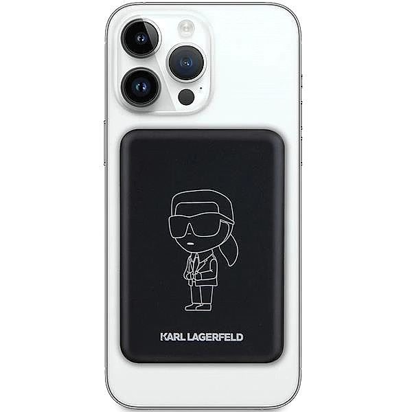 Powerbank indukcyjny Karl Lagerfeld NFT Outline Ikonik MagSafe 5000mAh