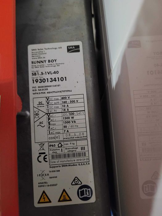 Inversor Solar SMA Sunny Boy 1.5