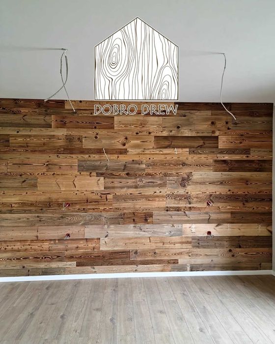 naturalne panele ścienne stare deski drewno na ścianę sufit rustykalne