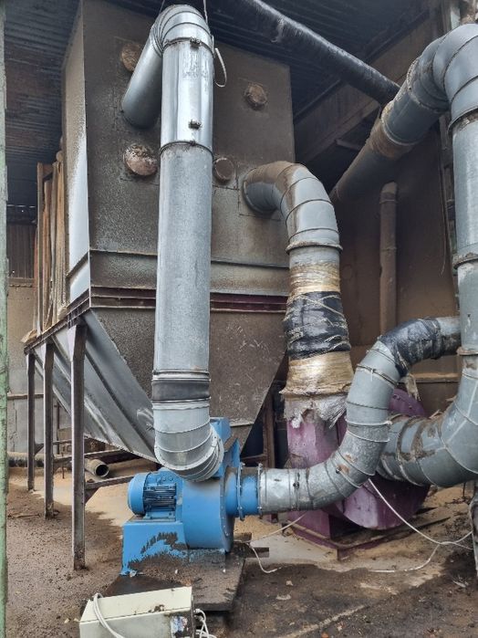 Odciąg trocin wyciąg filtr lakiernia