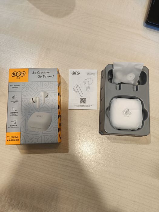 QCY T13 ANC черные белые Беспроводные наушники Xiaomi QCY T13 ANC: 900 ...