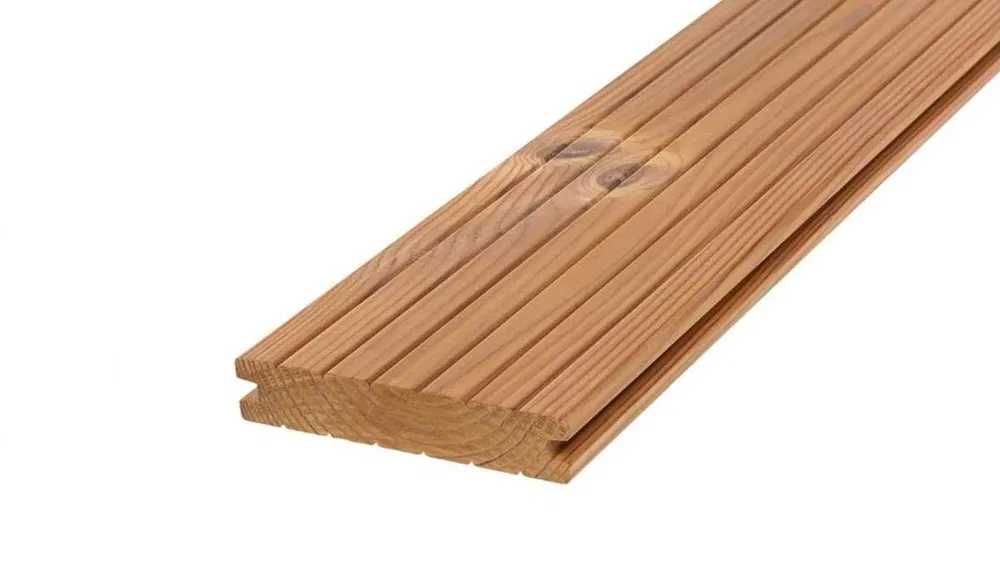 Deska tarasowa thermo sosna 26x140 ryflowana/gładka