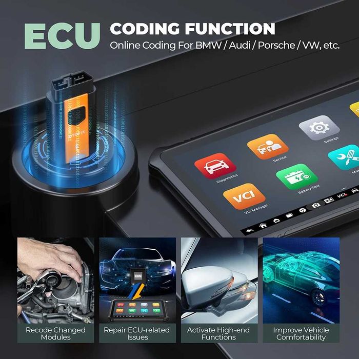 Autel OTOFIX D1 MAX Máq Diagnóstico OBD Codificação 40 Funções (NOVO)