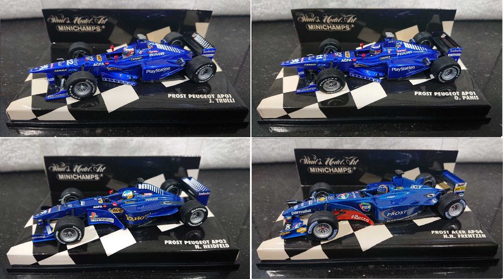 32 Miniaturas F1 - MINICHAMPS - 1/43