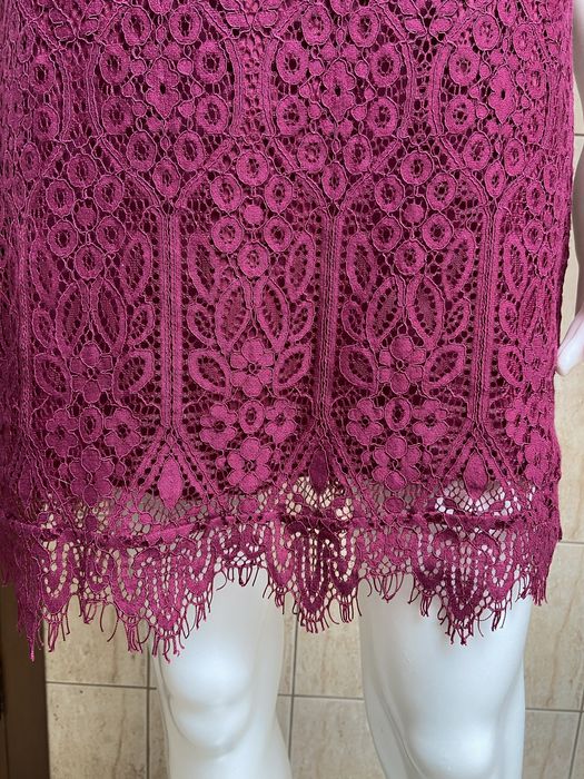 Suknia wizytowa koronkowa