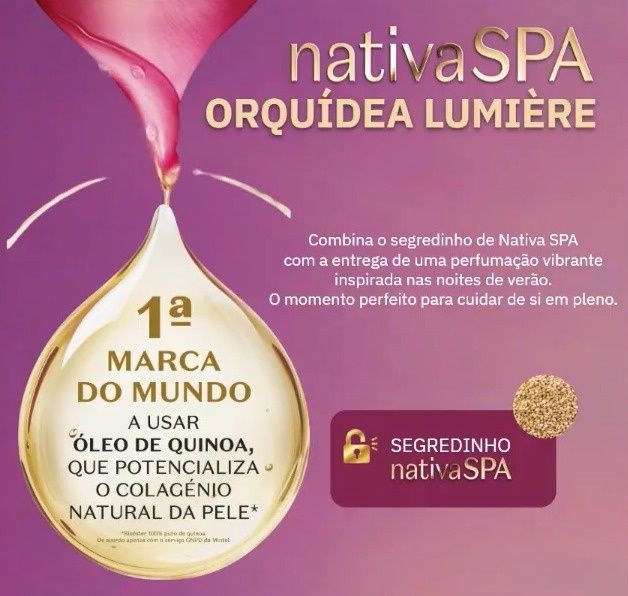 Conjunto 4 produtos orquídea lumier