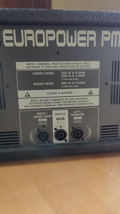 Beringer Europower PMP2000 Mistura