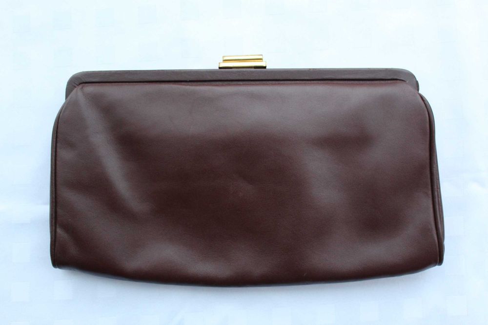 Torebka Kopertowa Brązowa Karnawał Sylwester Lata 20