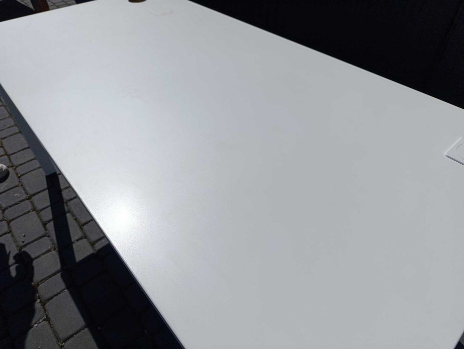 Biurko stół biurowy biały 160x80