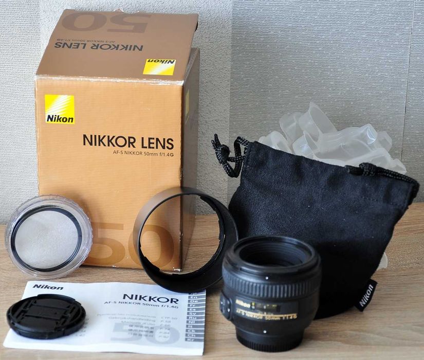 Obiektyw Nikon Nikkor 50 mm AF-S f/1:1.4G