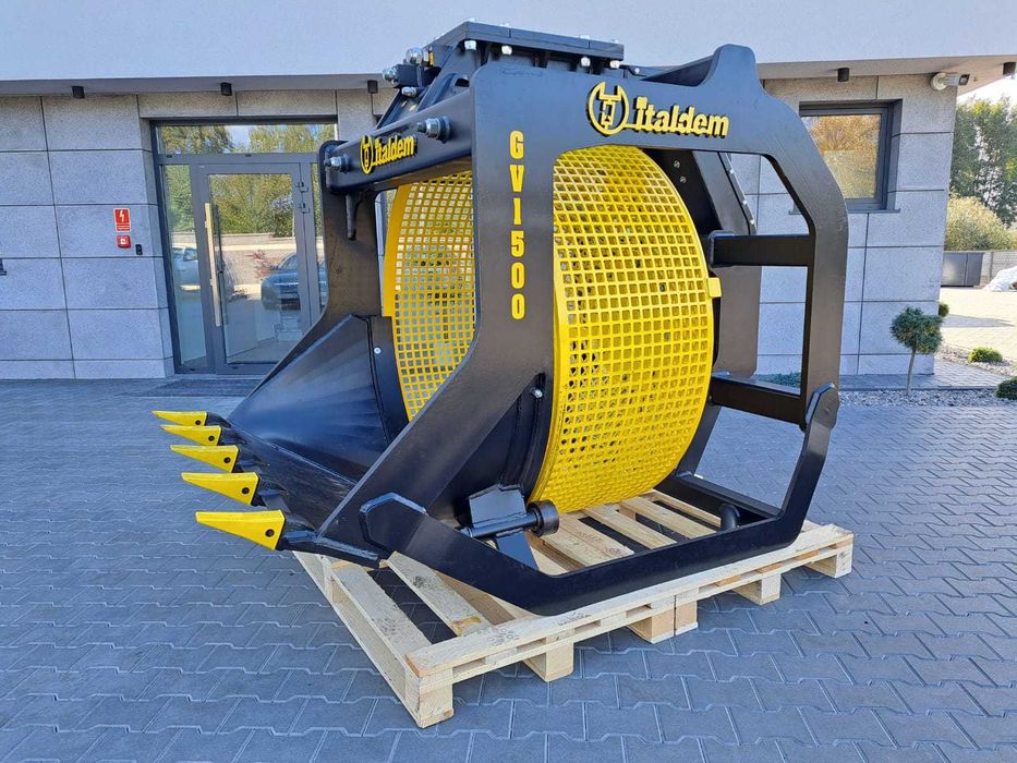 Łyżka przesiewająca ITALDEM GV-1500, 1600kg do koparki 13-26 ton