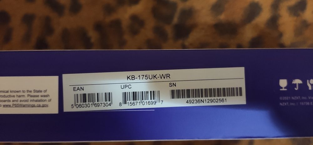 Клавіатура NZXT Compact Gateron Red Switches Layout White (KB-175UK)