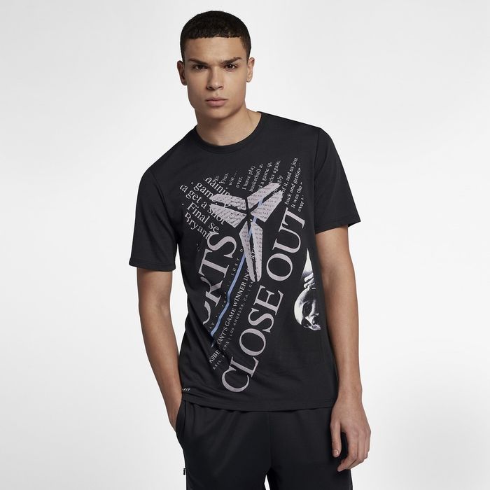 Футболка Nike Kobe Close Out Dri FIT чорна  розмір: S