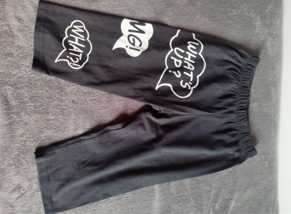Legginsy 3/4 czarne