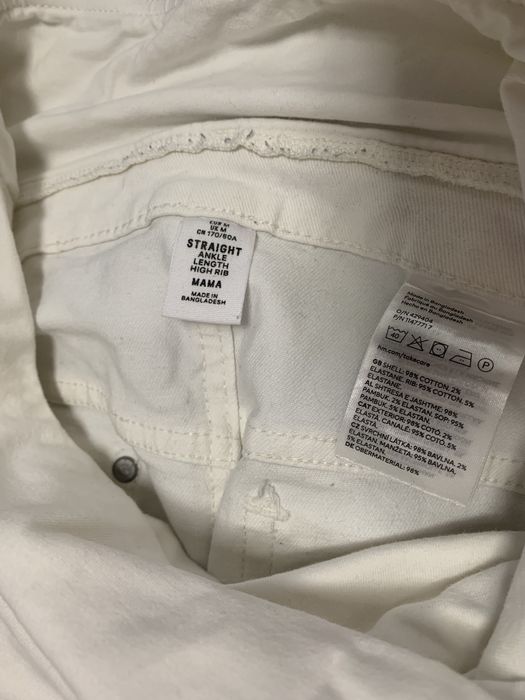 Білі джинси denim для вагітних с м розмір Якісні джинси для вагітних