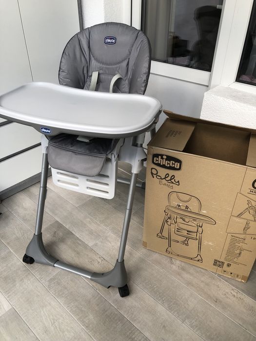 Стільчик для годування Chicco Polly Easy Grey Melange