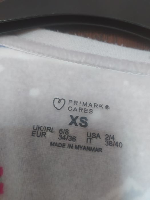 Piżama welurowa komplet bluza spodnie elastyczna XS 34 świąteczna