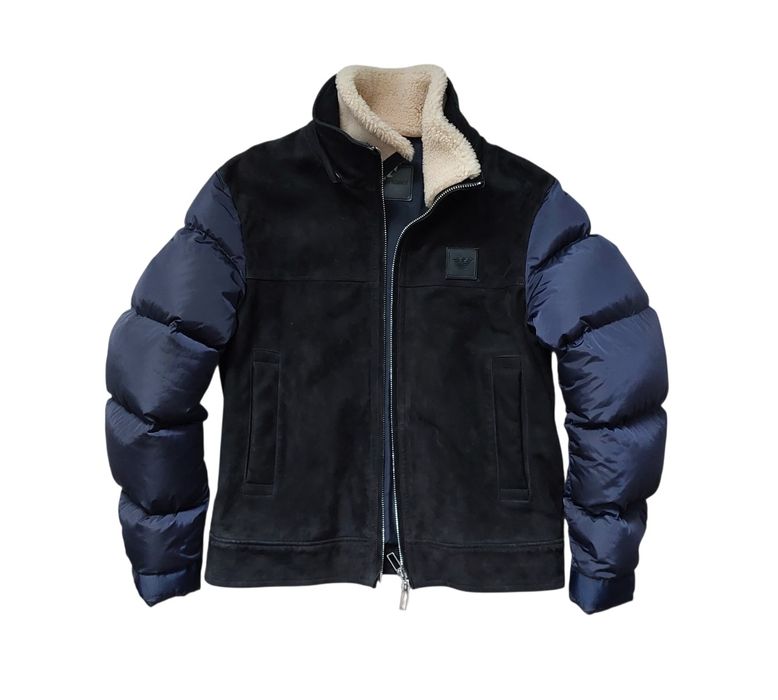 Emporio Armani nowa kurtka skórzana męska r. 48