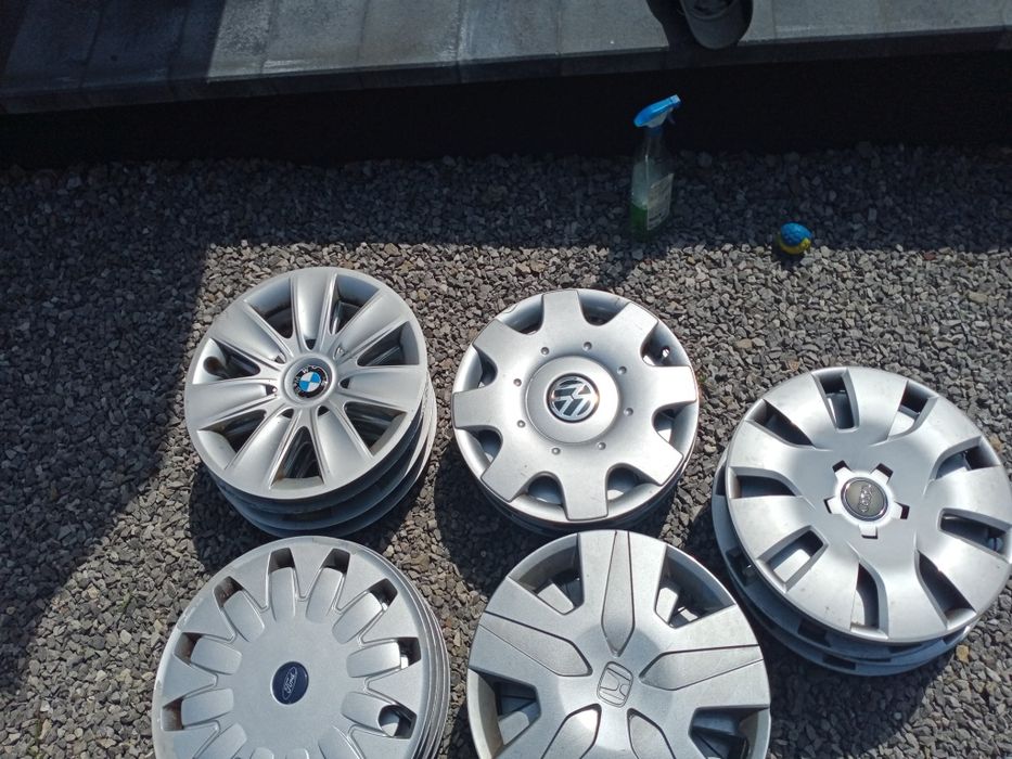 Kąpaki Audi VW Ford Honda BMW 16 kompletne