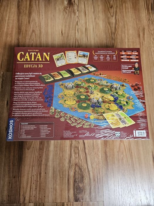 Catan edycja 3d gra planszowa
