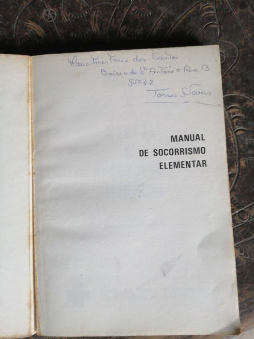 livro socorrismo elementar de 1978