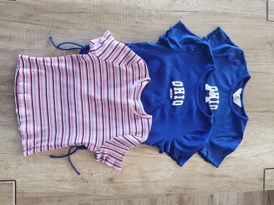 Paka zestaw ubrań dziewczynka 146