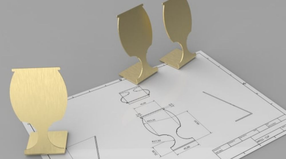 Sheet metal / desenhos 2D e 3D