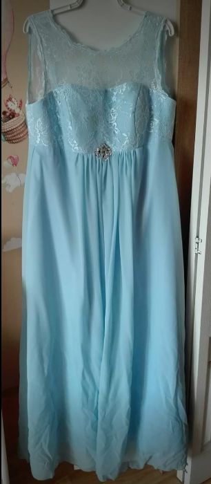 Sukienka długa na wesele r. 38/40/42 może być ciążowa