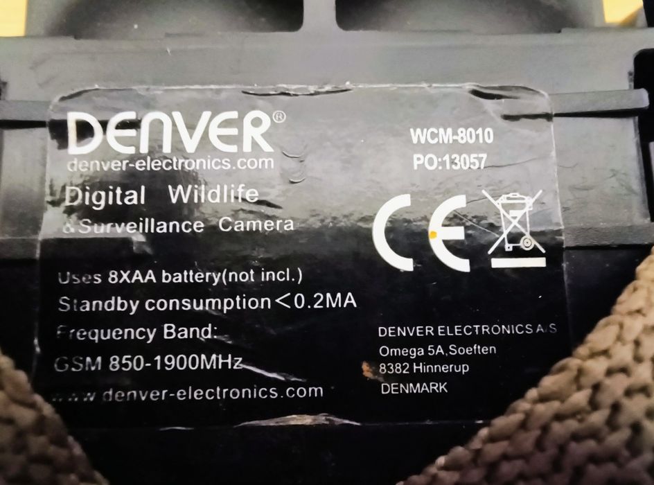 Fotopułapka,kamera DENVER WCT-8010