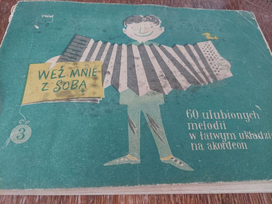60 ulubionych melodii w łatwym układzie na akordeon