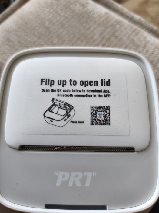 Портативний термопринтер наліпок