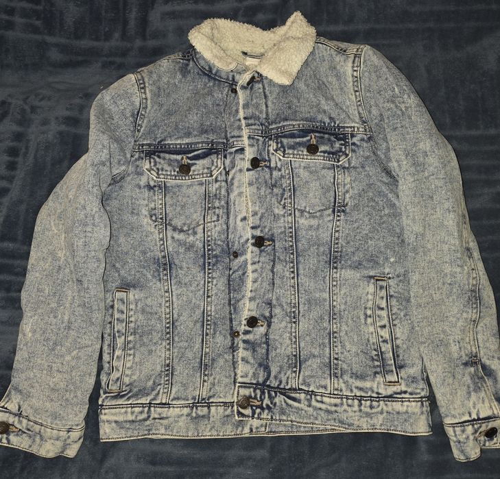 Kurtka jeansowa z kożuszkiem