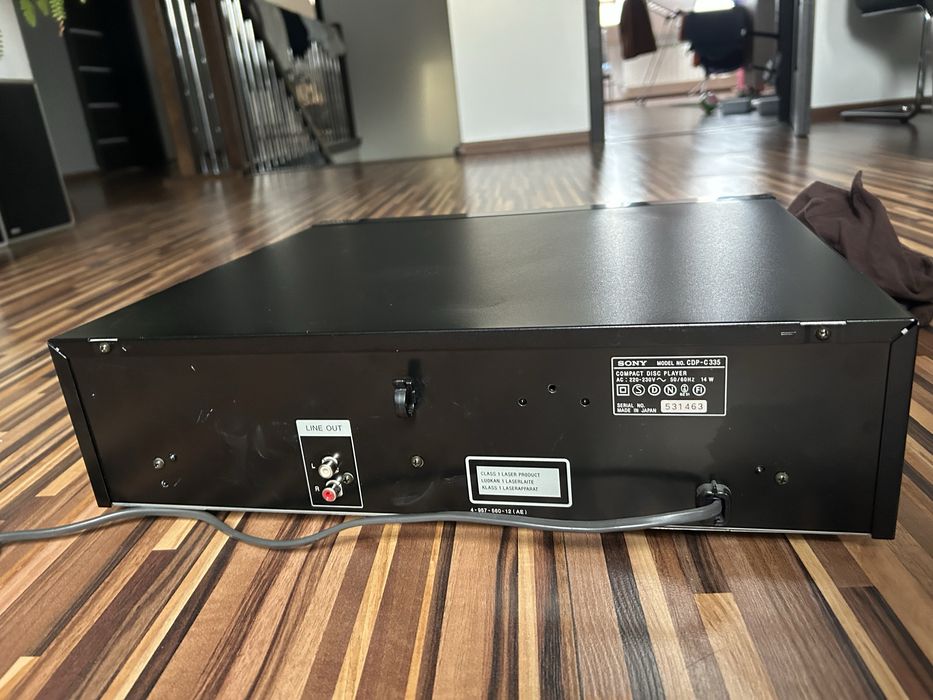 Sony CDP-C335 – odtwarzacz CD  5 płytowy – made in Japan